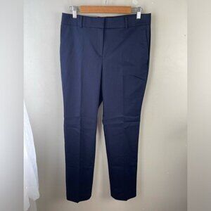 Ann Taylor Pants Womens 6 Ann Fit Straight Leg Trouser blue Mid Rise NEW NWT
